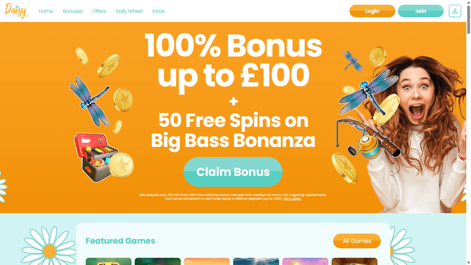 Daisy_Slots_Casino_homepage_desktop