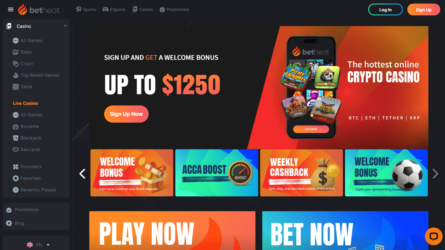 betheat_casino_homepage_desktop
