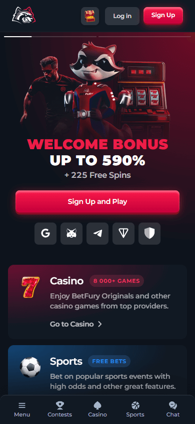 betfury_casino_homepage_mobile