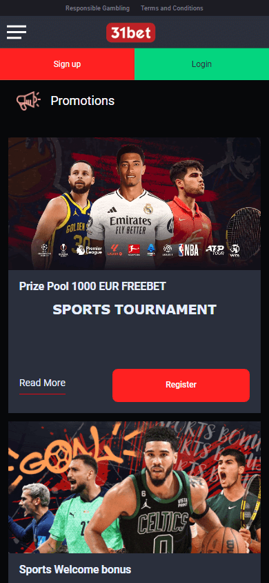 31bet_Casino_promotions_mobile