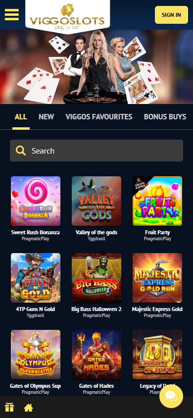 viggoslots_casino_homepage_mobile