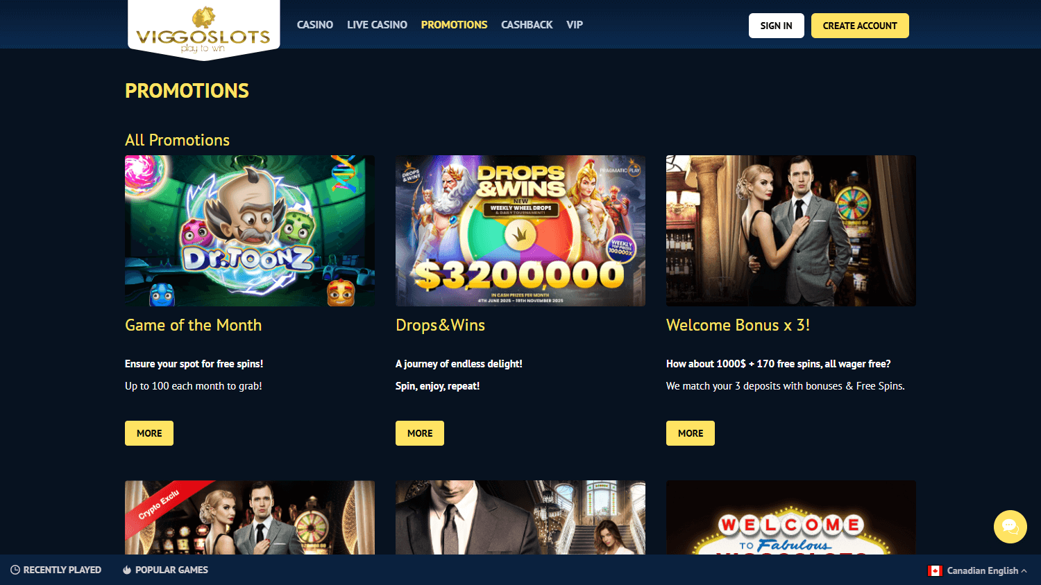 viggoslots_casino_promotions_desktop