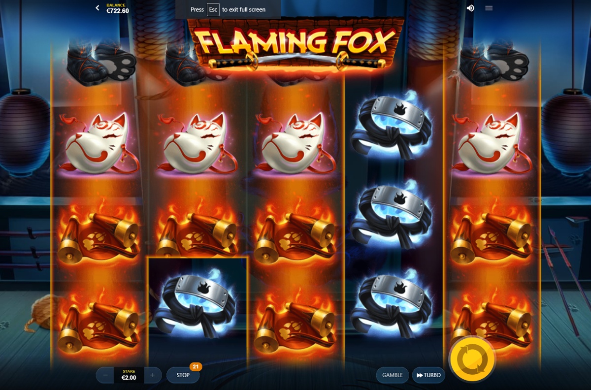 Flaming Fox bonus feature