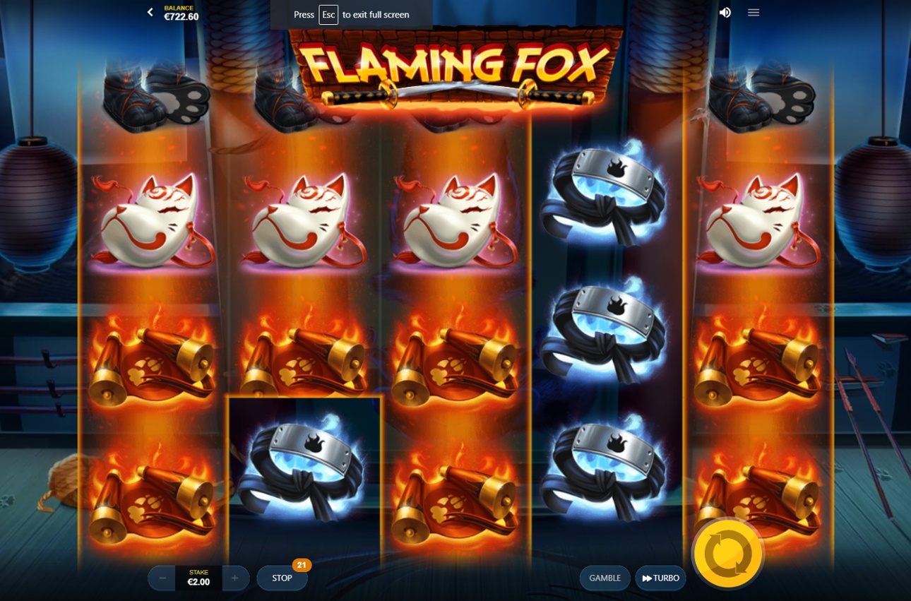 Flaming Fox bonus feature