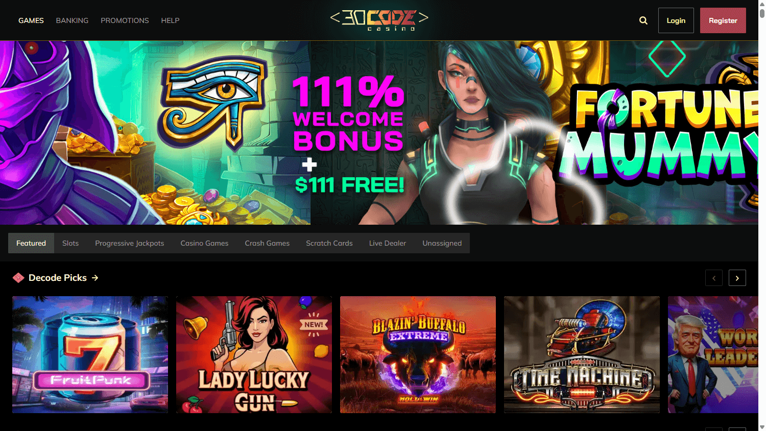 Decode_Casino_homepage_desktop