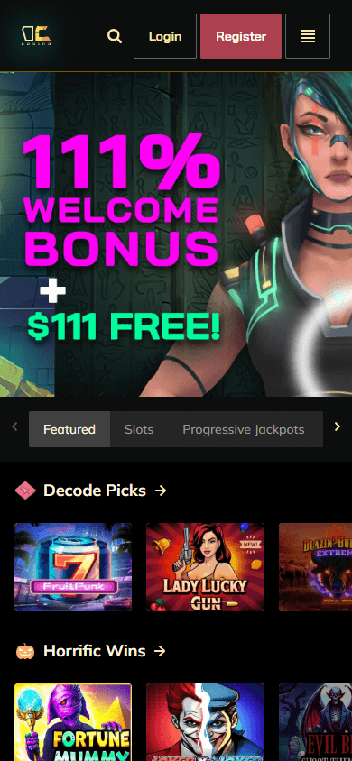 Decode_Casino_homepage_mobile