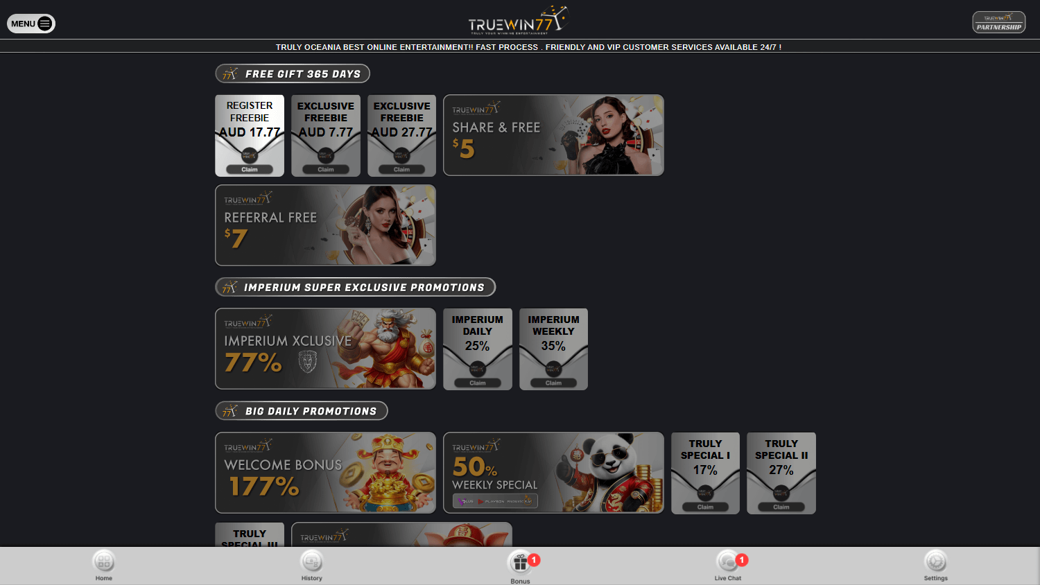 TrueWin77_Casino_promotions_desktop