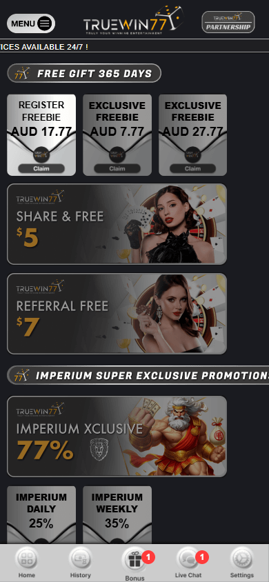 TrueWin77_Casino_promotions_mobile