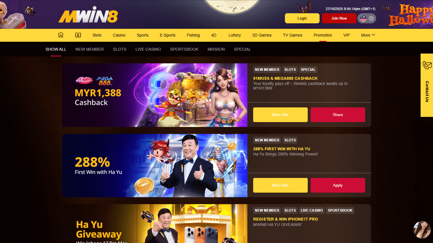 Mwin8_Casino_promotions_desktop