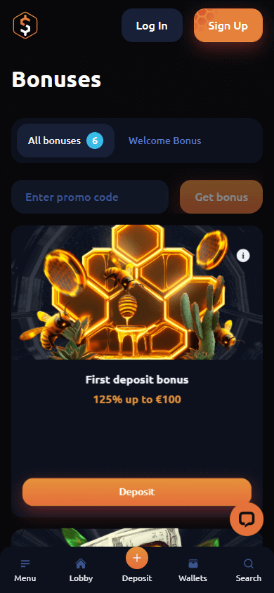 Honey_Money_Casino_promotions_mobile