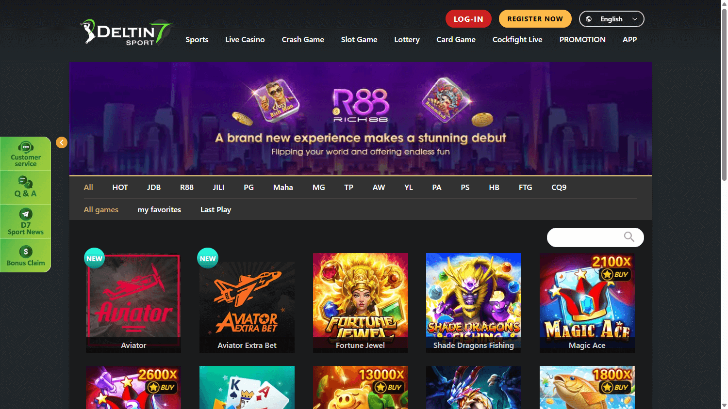 Deltin7_Sport_Casino_game_gallery_desktop