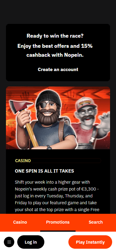 Nopein_Casino_promotions_mobile