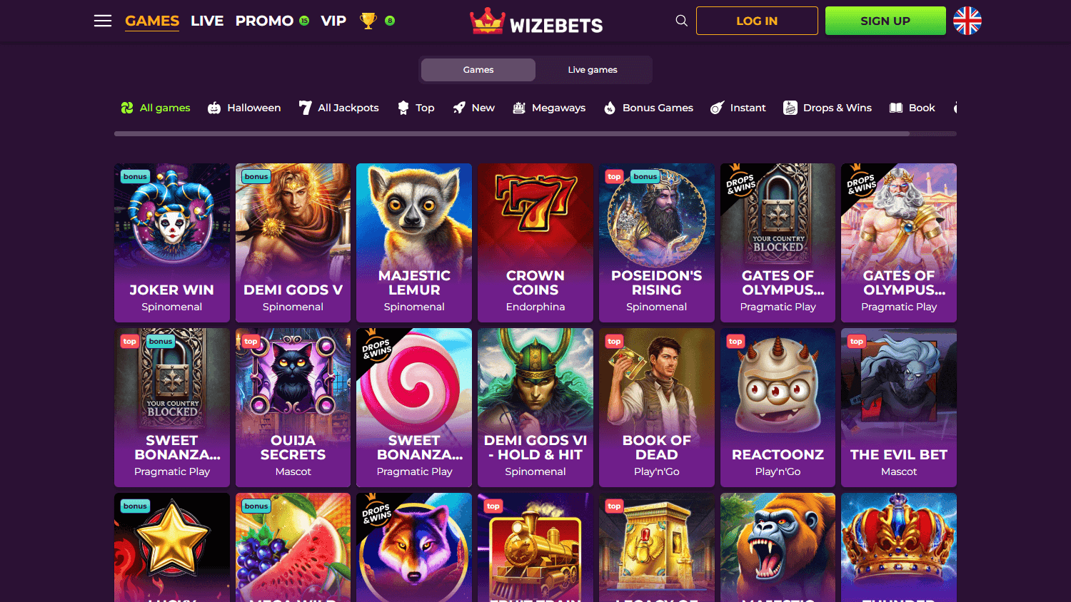 Wizzebets_Casino_game_gallery_desktop