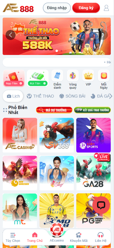 AE888_Casino_homepage_mobile