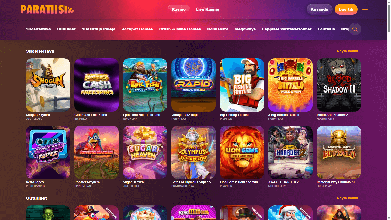 Paratiisi_Casino_game_gallery_desktop