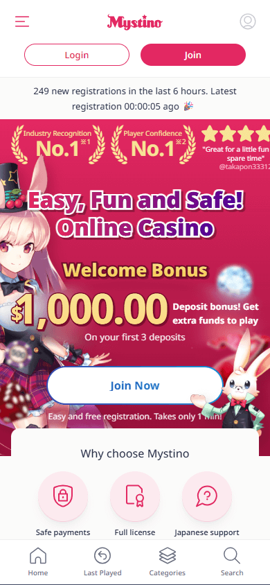 Mystino_Casino_homepage_mobile