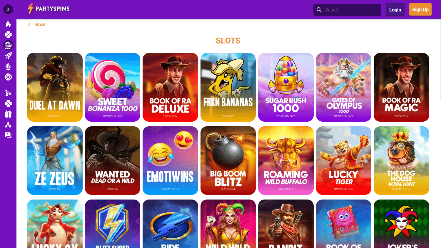 PartySpins_Casino_game_gallery_desktop