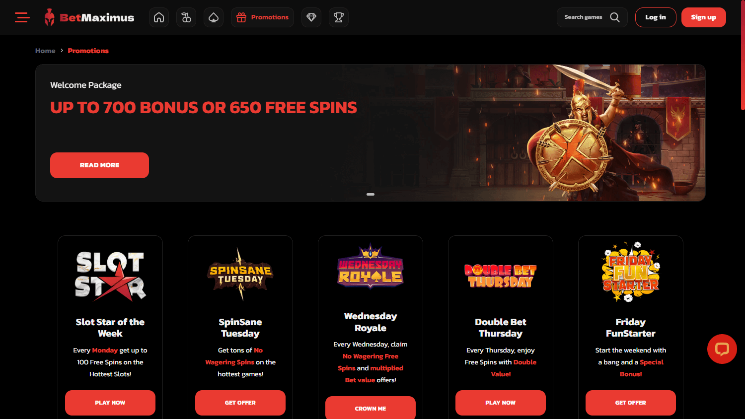 betmaximus_casino_promotions_desktop