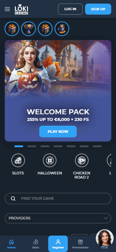 Loki_Casino_homepage_mobile