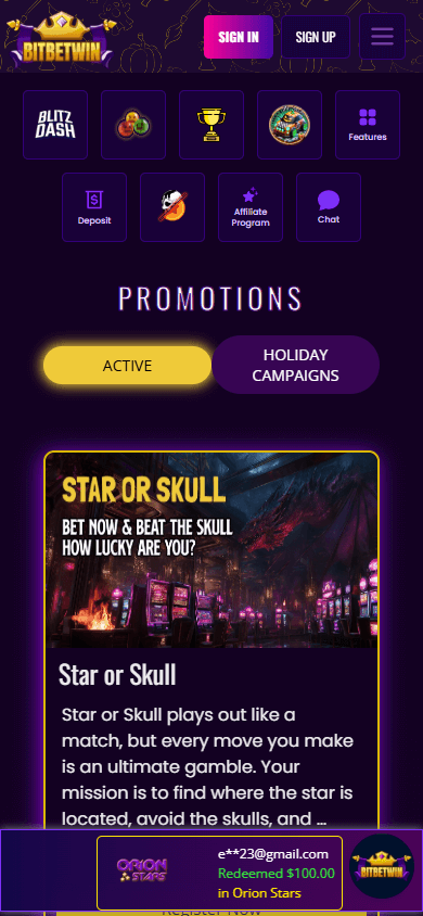 BitBetWin_Casino_promotions_mobile