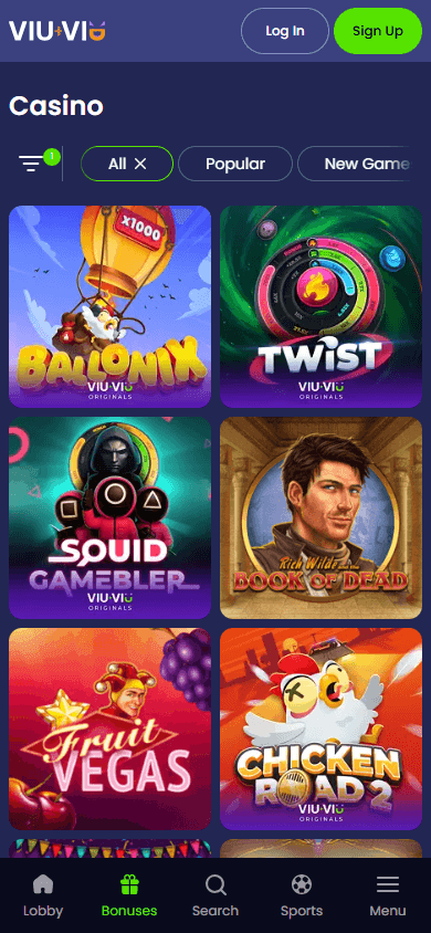 Viu-viu_Casino_game_gallery_mobile