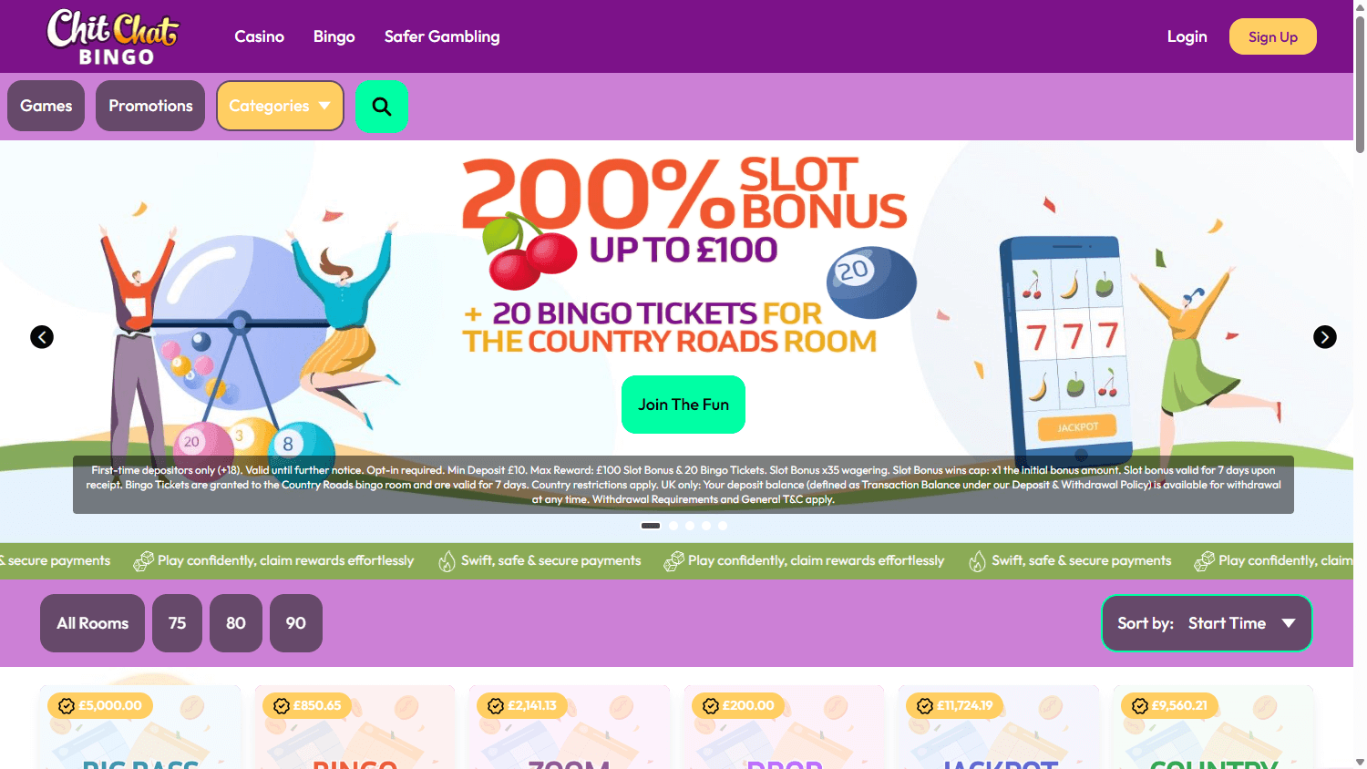 Chitchat_Bingo_Casino_homepage_desktop