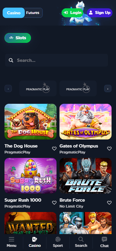 Kikabet_Casino_game_gallery_mobile