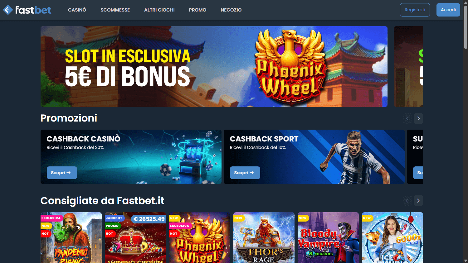 FastBet_Casino_IT_homepage_desktop