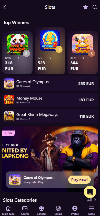 SlapKong_Casino_game_gallery_mobile