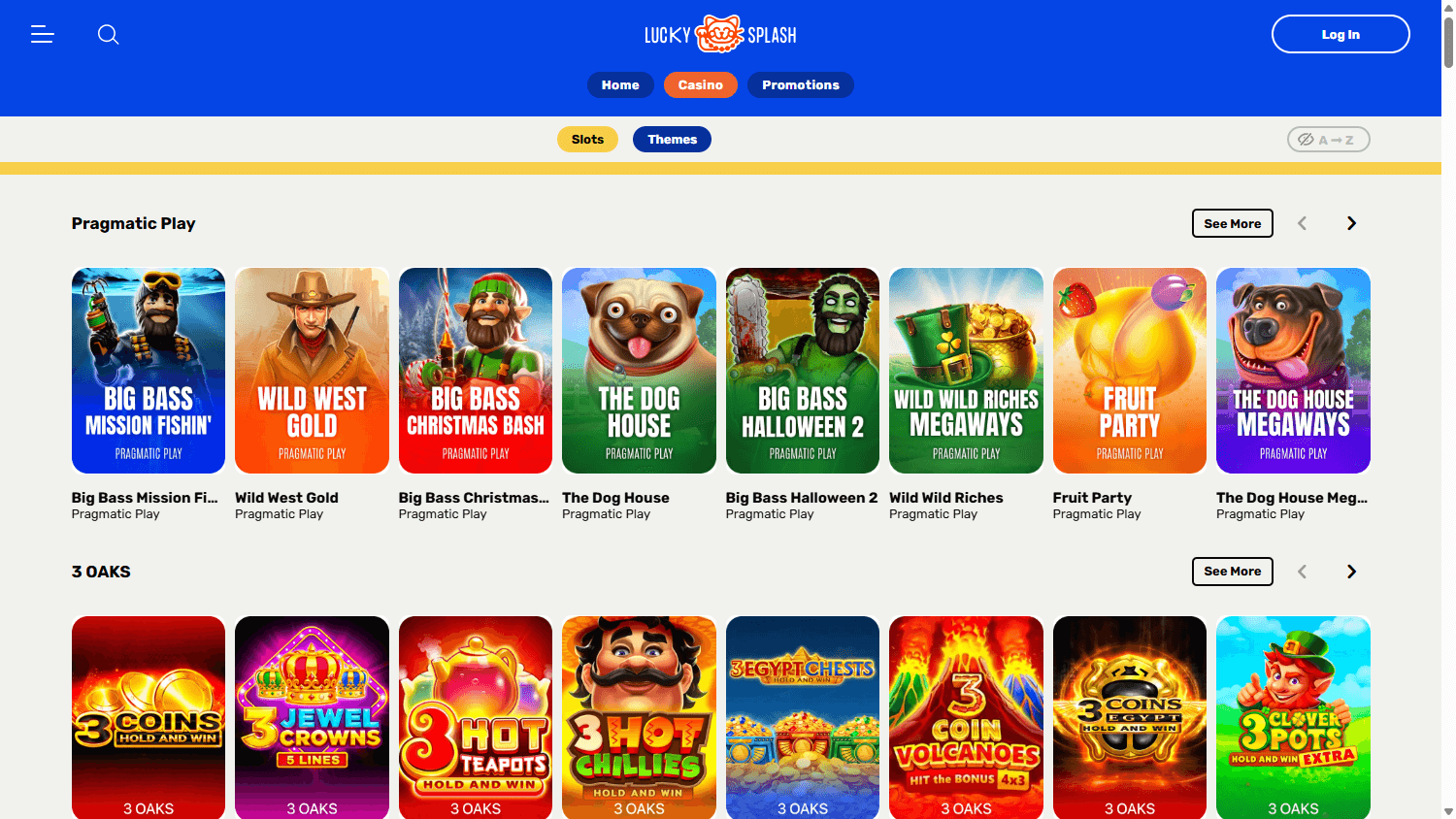 Luckysplash_Casino_game_gallery_desktop