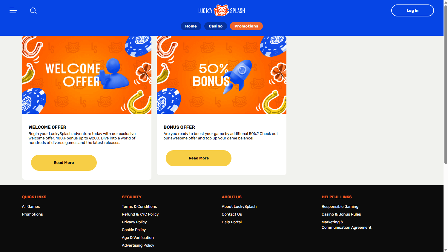 Luckysplash_Casino_promotions_desktop