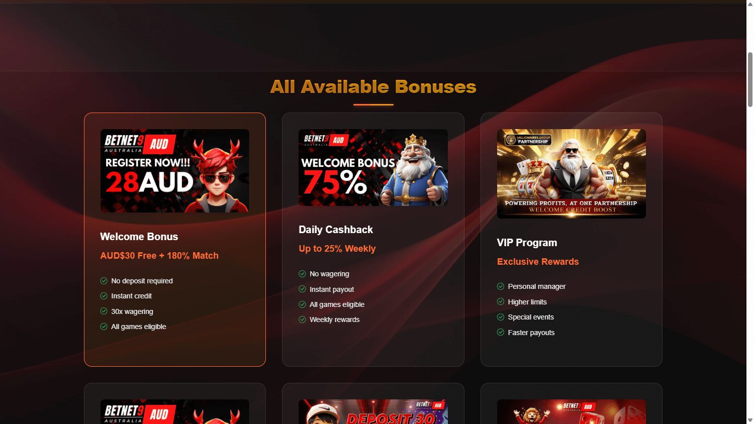 BetNet9_Casino_promotions_desktop
