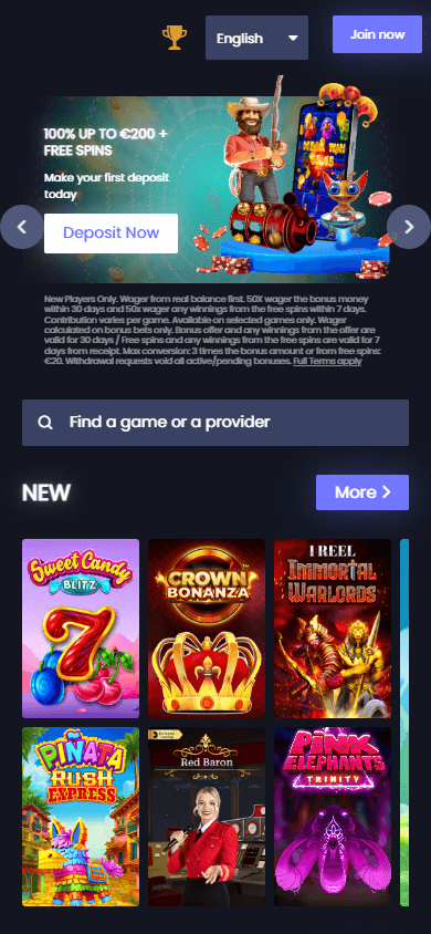 Q88Bets_Casino_homepage_mobile