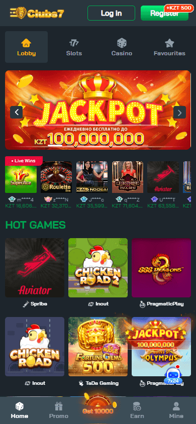Clubs7_Casino_homepage_mobile