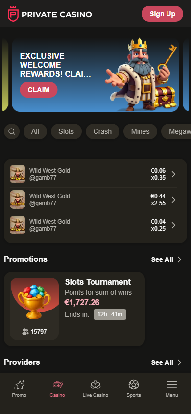 private_casino_homepage_mobile