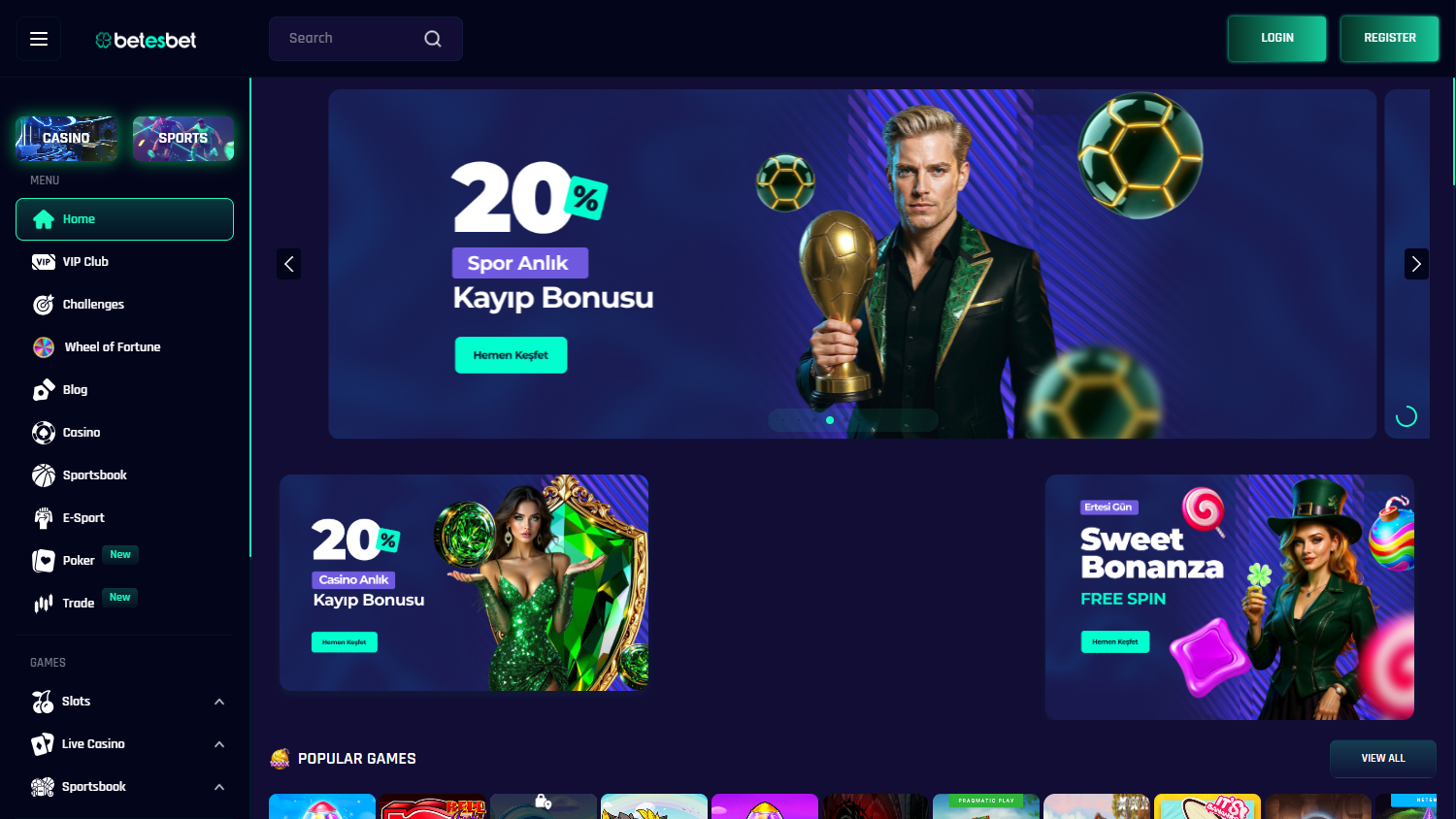 betesbet_casino_homepage_desktop