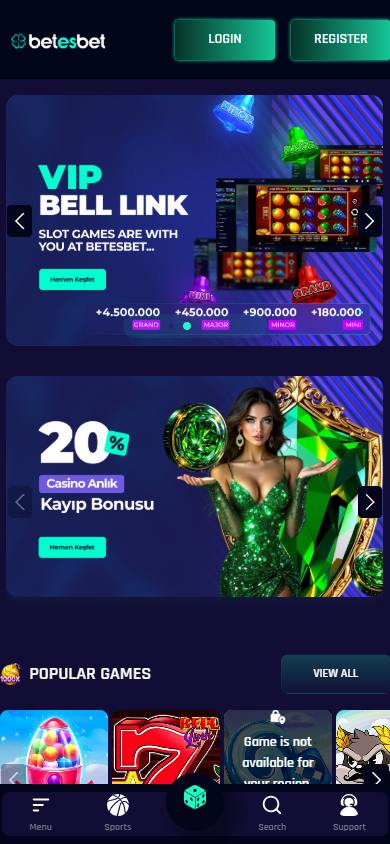 betesbet_casino_homepage_mobile