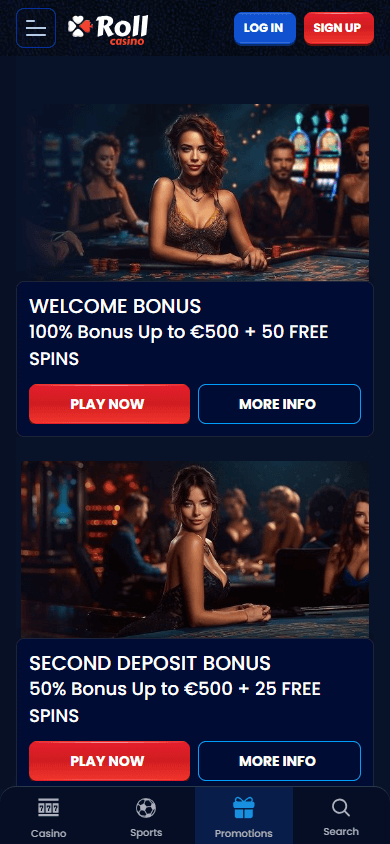 RollCasino_promotions_mobile