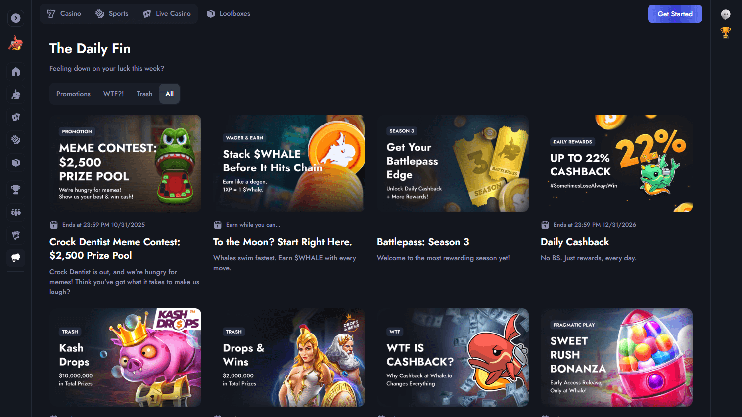 Whale.io_Casino_promotions_desktop