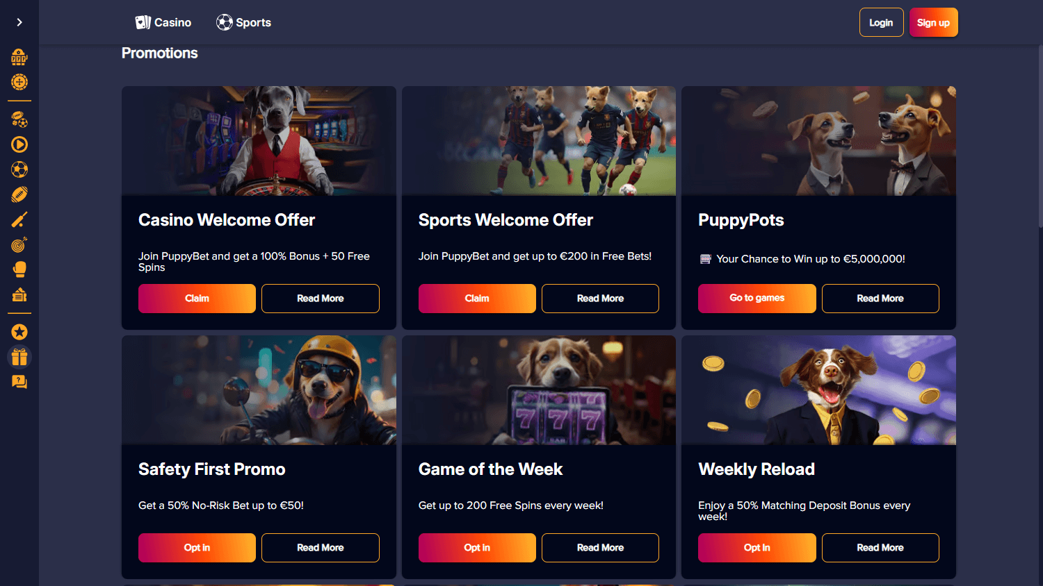 PuppyBet_Casino_promotions_desktop