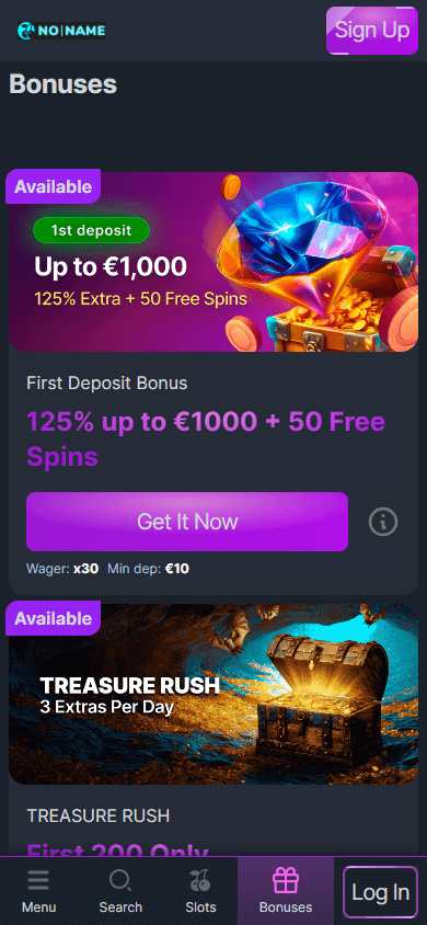 No_Name_Casino_promotions_mobile