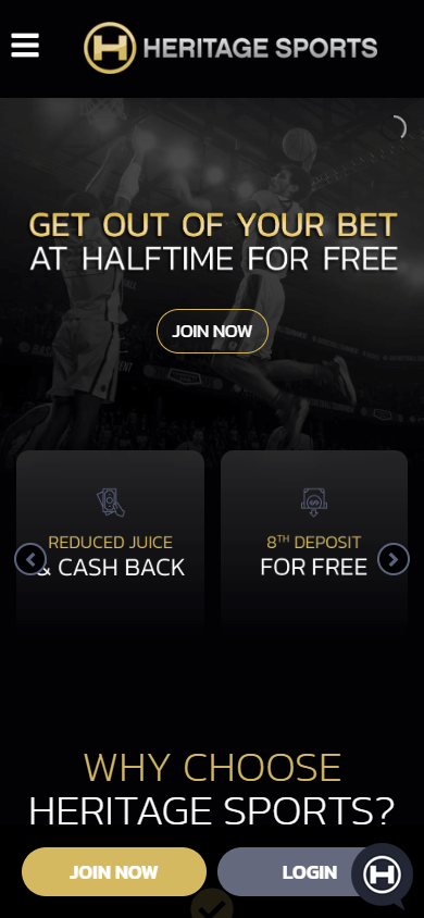 Heritage_Sports_Casino_homepage_mobile