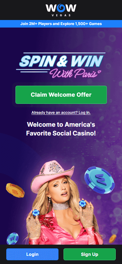 WOW_Vegas_Casino_homepage_mobile