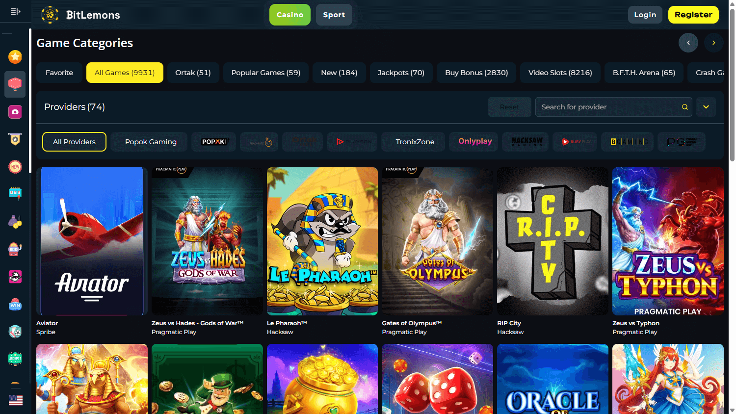 BitLemons_Casino_game_gallery_desktop