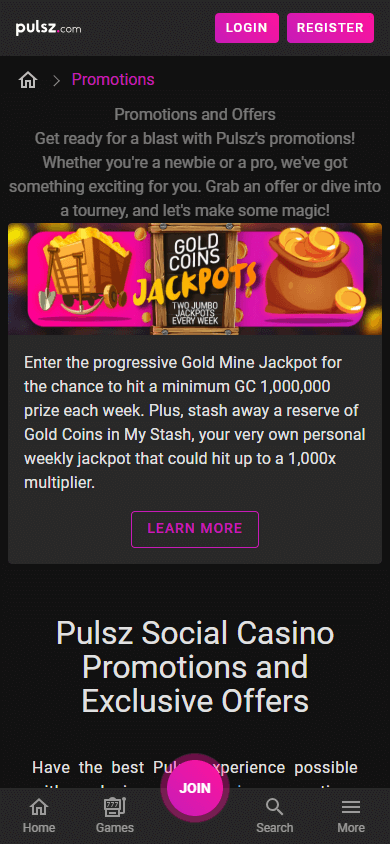 Pulsz_Casino_promotions_mobile