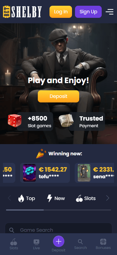 Betshelby_Casino_homepage_mobile