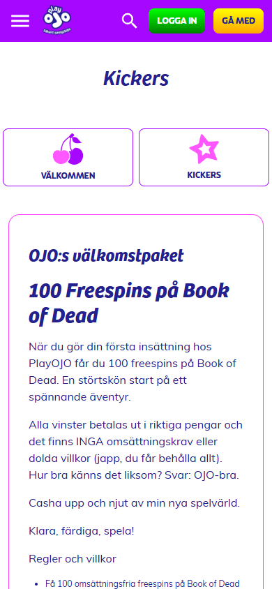 PlayOJO_Casino_SE_promotions_mobile