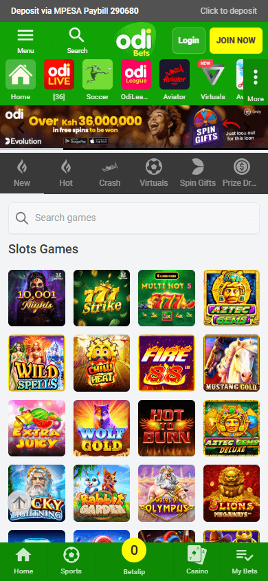 OdiBets_Casino_game_gallery_mobile