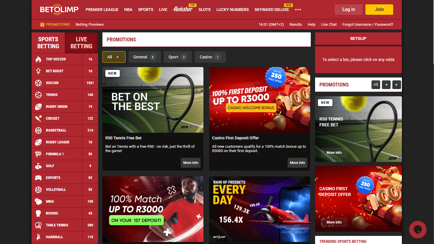 BetOlimp_Casino_ZA_promotions_desktop