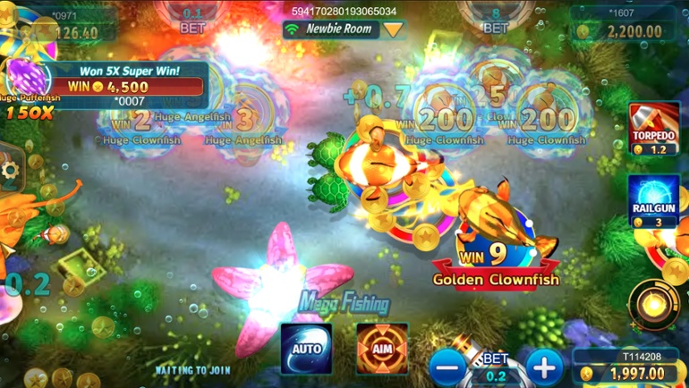 Mega Fishing - Shooter casino game